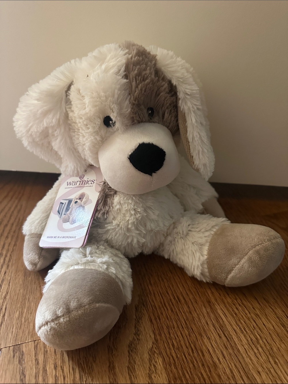 WARMIES Microwavable Lavender-Scented Puppy. New with Tags.